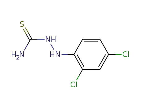 Molecular Structure of 13124-11-3 (4-(2,4-DICHLOROPHENYL)-3-THIOSEMICARBAZIDE)