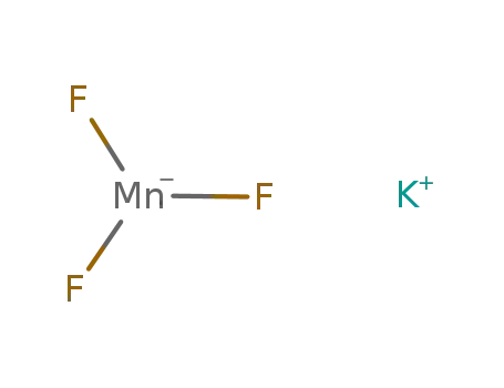 Molecular Structure of 13827-01-5 (manganate(1-), trifluoro-, potassium (1:1))