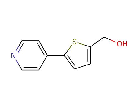 Molecular Structure of 138194-04-4 ((5-PYRID-4-YLTHIEN-2-YL)METHANOL)