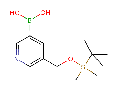 [5-[tert-butyl(dimethyl)silyl]oxypyridin-3-yl]boronic Acid