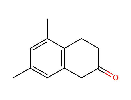 Molecular Structure of 150331-48-9 (5,7-Dimethyl-2-tetralone)