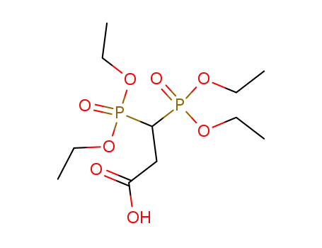 Molecular Structure of 151869-73-7 (TETRAETHYL(CARBOXYETHYLIDENE)BISPHOSPHONATE)