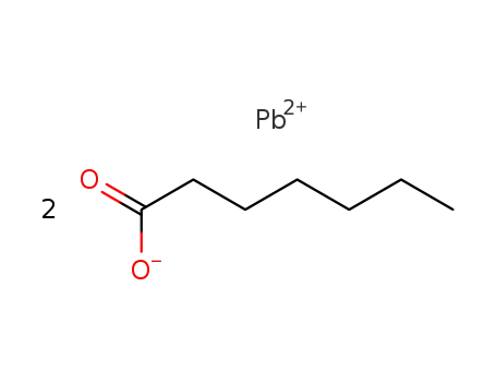 Molecular Structure of 16180-10-2 (Heptanoic acid,lead(2+) salt (2:1))