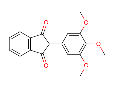 1H-Indene-1,3(2H)-dione,2-(3,4,5-trimethoxyphenyl)-