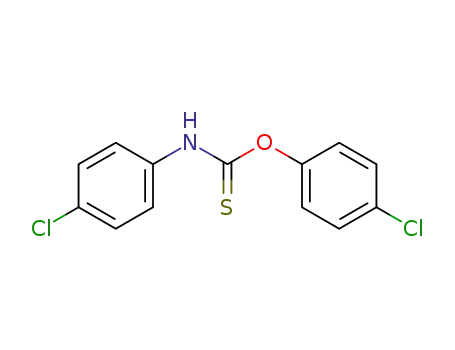 Molecular Structure of 17710-62-2 (4-Chlorophenylthiocarbamic acid O-(4-chlorophenyl) ester)