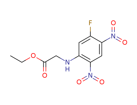 Glycine, N-(5-fluoro-2,4-dinitrophenyl)-, ethyl ester