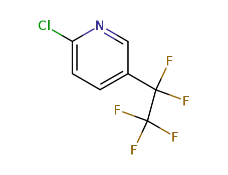 Molecular Structure of 118559-21-0 (Pyridine, 2-chloro-5-(pentafluoroethyl)-)