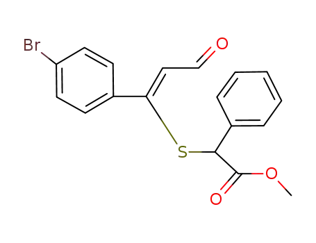 [(Z)-1-(4-Bromo-phenyl)-3-oxo-propenylsulfanyl]-phenyl-acetic acid methyl ester