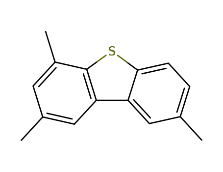 Molecular Structure of 1210-52-2 (2,4,8-TRIMETHYLDIBENZOTHIOPHENE)