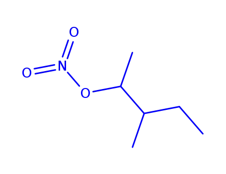 Molecular Structure of 123024-70-4 (3-methylpentan-2-yl nitrate)