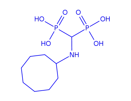 Molecular Structure of 124351-86-6 ([(cyclooctylamino)methanediyl]bis(phosphonic acid))
