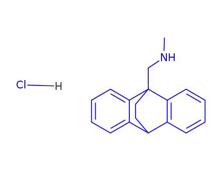 Molecular Structure of 10085-81-1 (methyl(methyl-9,10-ethano-9(10H)-anthryl)ammonium chloride)