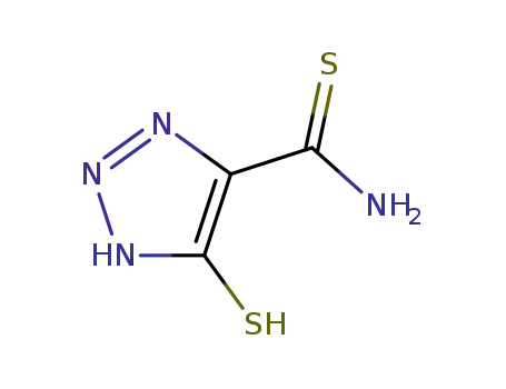 1H-1,2,3-Triazole-4-carbothioamide, 5-mercapto-