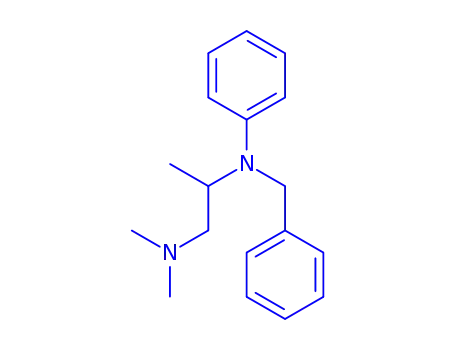 Molecular Structure of 102586-23-2 (N~2~-benzyl-N~1~,N~1~-dimethyl-1-phenylpropane-1,2-diamine)