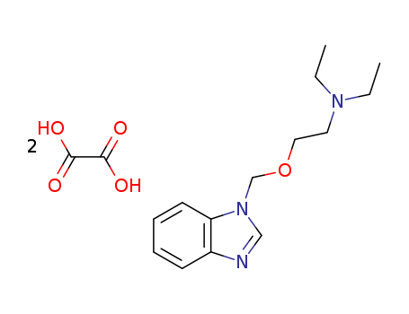 102516-94-9,BENZIMIDAZOLE, 1-((2-(DIETHYLAMINO)ETHOXY)METHYL)-, DIOXALATE,BENZIMIDAZOLE, 1-((2-(DIETHYLAMINO)ETHOXY)METHYL)-, DIOXALATE