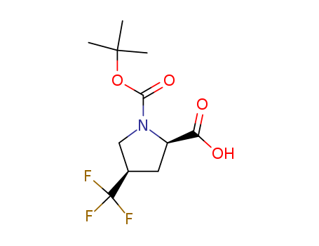(2R,4R)-1-(tert-butoxycarbonyl)-4-(trifluoromethyl)pyrrolidine-2-carboxylic acid