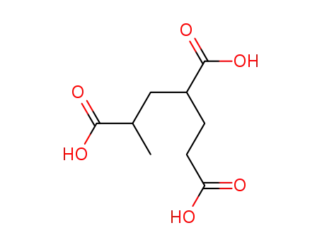 Molecular Structure of 61794-14-7 (1,3,5-Hexanetricarboxylic acid)