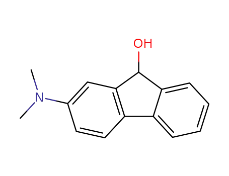 Molecular Structure of 101089-51-4 (9H-Fluoren-9-ol, 2-(dimethylamino)-)