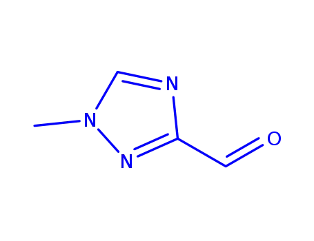 Molecular Structure of 126748-87-6 (1H-1,2,4-Triazole-3-carboxaldehyde, 1-methyl-)