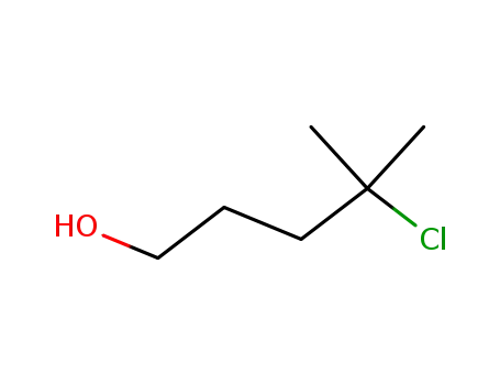 Molecular Structure of 72144-73-1 (1-Pentanol, 4-chloro-4-methyl-)