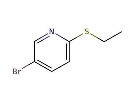 Molecular Structure of 127800-66-2 (5-bromo-2-(ethylsulfanyl)pyridine)