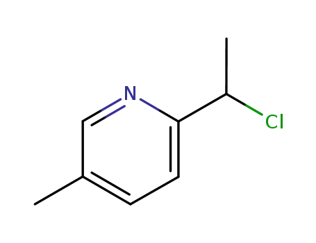 2-(1-Chlor-ethyl)-5-methyl-pyridin