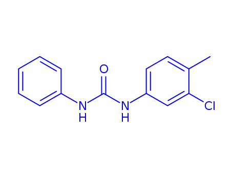 Molecular Structure of 13142-65-9 (1-(3-chloro-4-methylphenyl)-3-phenylurea)