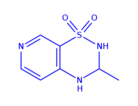 2H-Pyrido[4,3-e]-1,2,4-thiadiazine,3,4-dihydro-3-methyl-,1,1-dioxide(9CI)