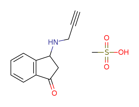 1-propargylaminoindan-3-one mesylate