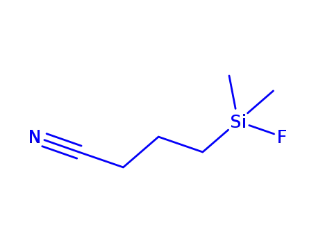 Molecular Structure of 1639345-42-8 (3-cyanopropyldimethylfluorosilane)