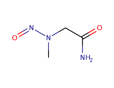 Molecular Structure of 10242-53-2 (Acetamide, 2-(methylnitrosoamino)-)
