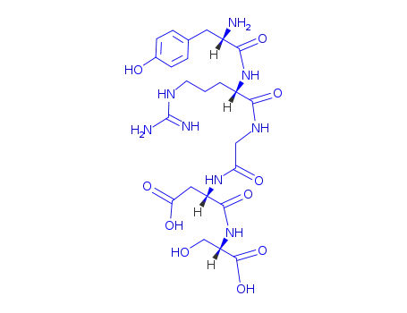 Molecular Structure of 134282-68-1 (YRGDS)