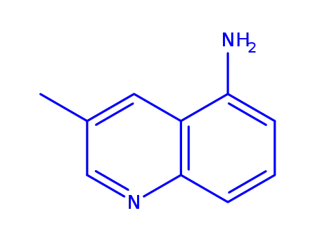Molecular Structure of 134992-14-6 (5-Quinolinamine,3-methyl-(9CI))