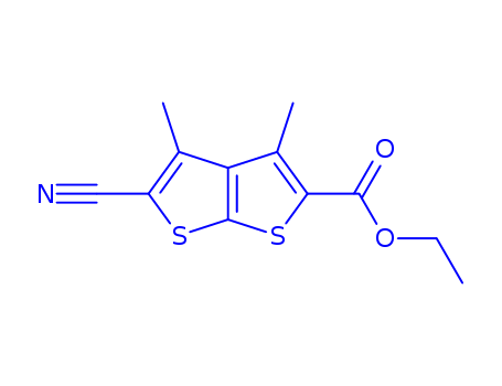 Thieno[2,3-b]thiophene-2-carboxylicacid, 5-cyano-3,4-dimethyl-, ethyl ester