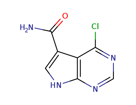 4-Chloro-7H-pyrrolo[2,3-d]pyriMidine-5-carboxaMide(1350643-69-4)