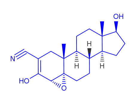 Molecular Structure of 13647-35-3 (Trilostane)