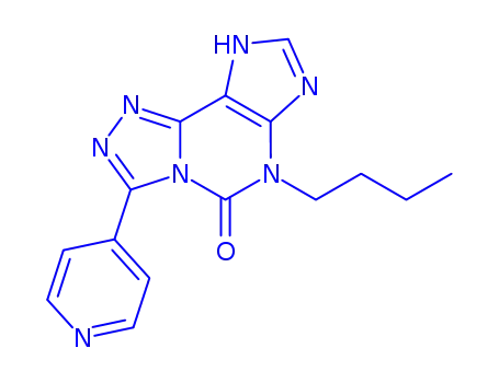 6-butyl-3-pyridin-4-yl-1,6-dihydro-5H-[1,2,4]triazolo[3,4-i]purin-5-one