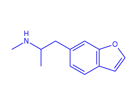 Molecular Structure of 1354631-79-0 (1-(1-benzofuran-6-yl)-N-Methylpropan-2-aMine)