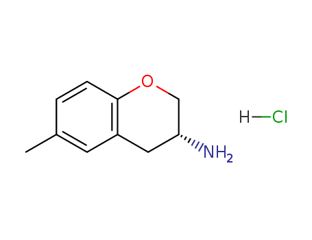 54444-97-2,6-METHYL-CHROMAN-3-YLAMINE HYDROCHLORIDE,6-METHYL-CHROMAN-3-YLAMINE HYDROCHLORIDE;6-Methyl-3-chromanamine hydrochloride;3-Chromanamine,6-methyl-,hydrochloride;6-methyl-3,4-dihydro-2H-chromen-3-amine hydrochloride;