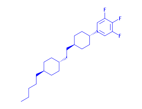 Benzene,1,2,3-trifluoro-5-[trans-4-[2-(trans-4-pentylcyclohexyl)ethyl]cyclohexyl]-
