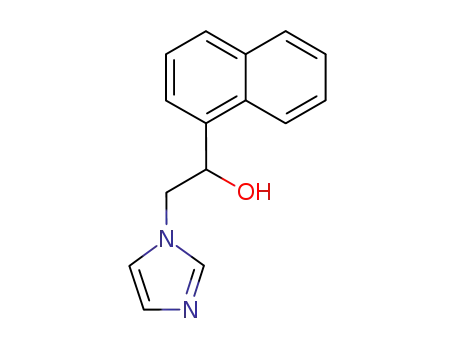 Molecular Structure of 71009-18-2 (2-imidazol-1-yl-1-naphthalen-1-yl-ethanol)