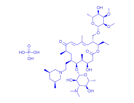 Molecular Structure of 137330-13-3 (Tilmicosin phosphate)
