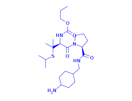 L-Prolinamide,3-[(1-methylethyl)thio]-N-(propoxycarbonyl)-D-valyl-N-[(trans-4-aminocyclohexyl)methyl]-