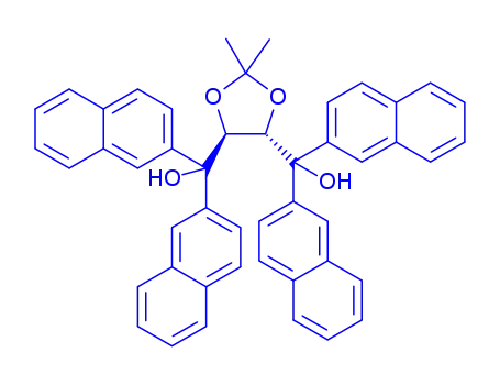 Molecular Structure of 137365-16-3 ((+)-2,3-O-ISOPROPYLIDENE-1,1,4,4-TETRA(2-NAPHTHYL)-D-THREITOL)