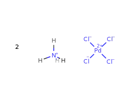 Molecular Structure of 13820-40-1 (Palladium(II)-ammonium chloride)