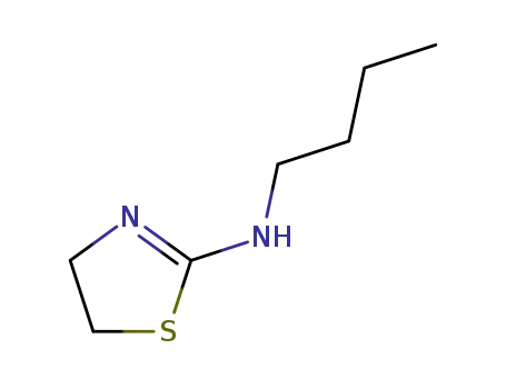 Molecular Structure of 13846-59-8 (BUTYL-(4,5-DIHYDRO-THIAZOL-2-YL)-AMINE)