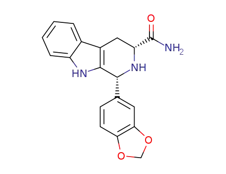 (1R,3R)-1-(benzo[d][1,3]dioxol-5-yl)-2,3,4,9-tetrahydro-1H-pyrido[3,4-b]indole-3-carboxamide