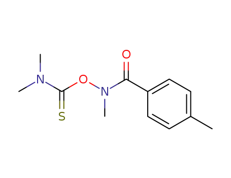Molecular Structure of 38559-37-4 (Benzamide, N-[(dimethylamino)thioxomethoxy]-N,4-dimethyl-)