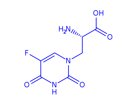 (S)-(-)-5-FLUOROWILLARDIINE; (S)-(-)-A-AMINO-5-FLUORO-3,4-DIHYDRO-2,4-DIOXO-1(2H)PYRI DINEPROPANOIC ACIDCAS
