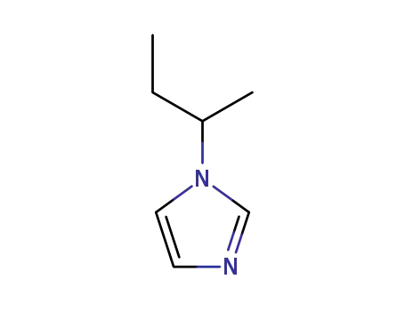 Molecular Structure of 20075-29-0 (1H-Imidazole, 1-(1-methylpropyl)-)